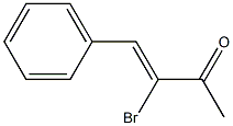 (Z)-4-Phenyl-3-bromo-3-butene-2-one Structure