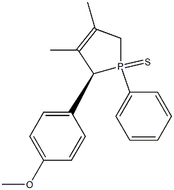  (2S)-1-Phenyl-2-(4-methoxyphenyl)-3,4-dimethyl-2,5-dihydro-1H-phosphole 1-sulfide