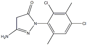 3-Amino-1-(2,4-dichloro-3,6-dimethylphenyl)-5(4H)-pyrazolone