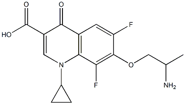 7-[2-Aminopropoxy]-1-cyclopropyl-6,8-difluoro-1,4-dihydro-4-oxoquinoline-3-carboxylic acid|