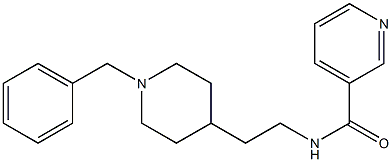 N-[2-(1-Benzyl-4-piperidinyl)ethyl]pyridine-3-carboxamide Structure