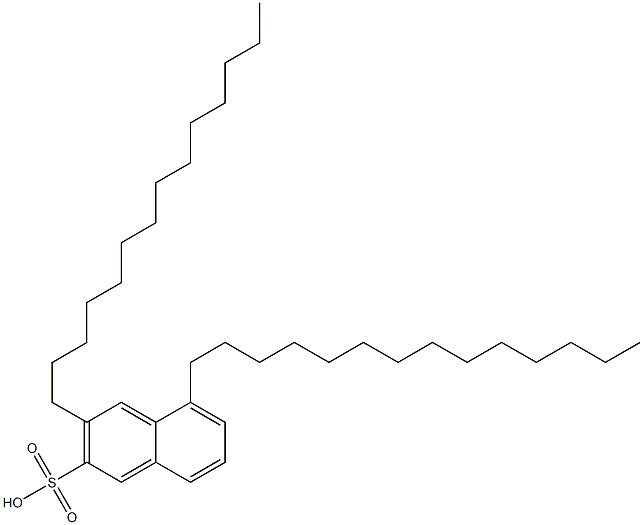 3,5-Ditetradecyl-2-naphthalenesulfonic acid