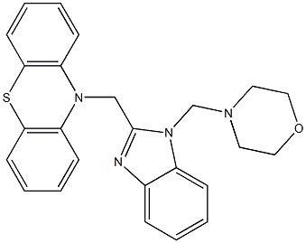 1-Morpholinomethyl-2-(10H-phenothiazin-10-ylmethyl)-1H-benzimidazole