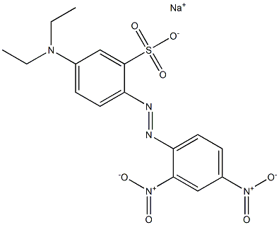  4-Diethylamino-2',4'-dinitroazobenzene-2-sulfonic acid sodium salt