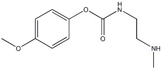 N-(2-Methylaminoethyl)carbamic acid 4-methoxyphenyl ester Structure