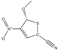 (5R)-2-Cyano-4-nitro-5-methoxy-2,5-dihydrothiophen-2-ide