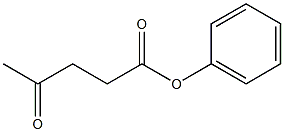 3-アセチルプロピオン酸フェニル 化学構造式