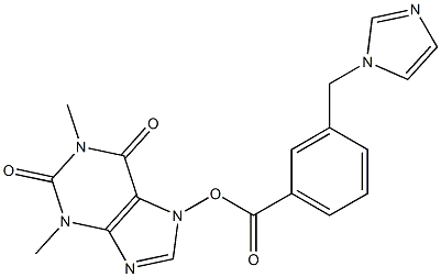 3,7-Dihydro-1,3-dimethyl-2,6-dioxo-1H-purin-7-ol 3-[(1H-imidazol-1-yl)methyl]benzoate