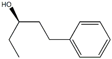 (R)-1-Phenyl-3-pentanol Struktur