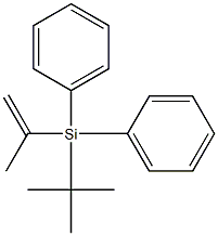 2-(tert-Butyldiphenylsilyl)-1-propene 结构式