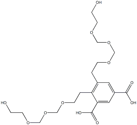 4,5-Bis(9-hydroxy-3,5,7-trioxanonan-1-yl)isophthalic acid