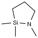 1,2,2-トリメチル-1-アザ-2-シラシクロペンタン 化学構造式