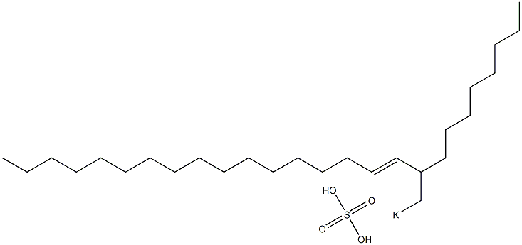 Sulfuric acid 2-octyl-3-nonadecenyl=potassium ester salt