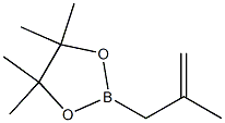 2-Isobutenyl-4,4,5,5-tetramethyl-1,3,2-dioxaborolane 结构式