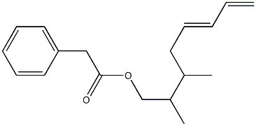 Phenylacetic acid 2,3-dimethyl-5,7-octadienyl ester