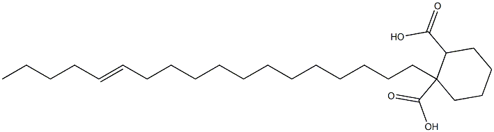 Cyclohexane-1,2-dicarboxylic acid hydrogen 1-(13-octadecenyl) ester Struktur