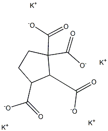 1,1,2,3-Cyclopentanetetracarboxylic acid tetrapotassium salt,,结构式