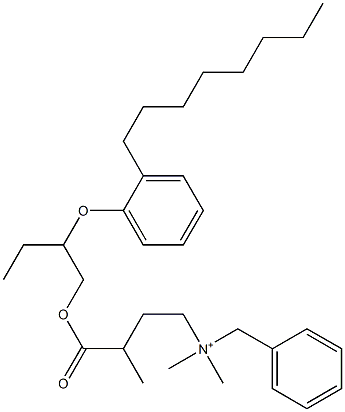 N,N-Dimethyl-N-benzyl-N-[3-[[2-(2-octylphenyloxy)butyl]oxycarbonyl]butyl]aminium