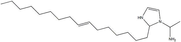 1-(1-Aminoethyl)-2-(7-hexadecenyl)-4-imidazoline,,结构式