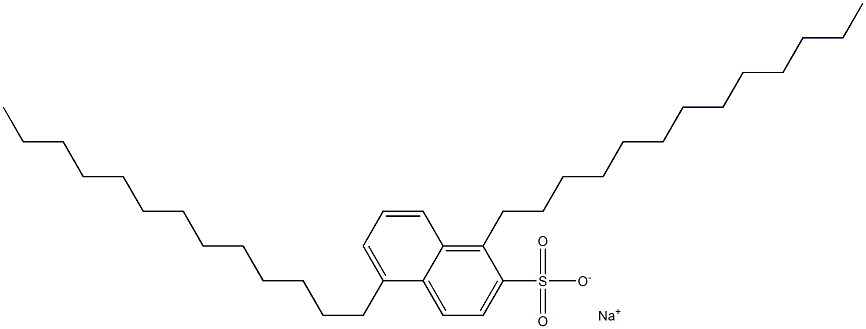 1,5-Ditridecyl-2-naphthalenesulfonic acid sodium salt|