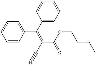 2-Cyano-3,3-diphenylpropenoic acid butyl ester