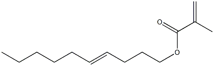 Methacrylic acid (4-decenyl) ester 结构式