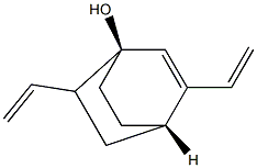 (1S,4S)-3,6-Diethenylbicyclo[2.2.2]oct-2-en-1-ol Struktur
