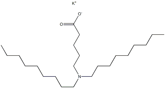 5-(Dinonylamino)valeric acid potassium salt Struktur