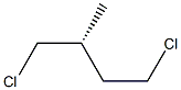 [R,(+)]-1,4-ジクロロ-2-メチルブタン 化学構造式