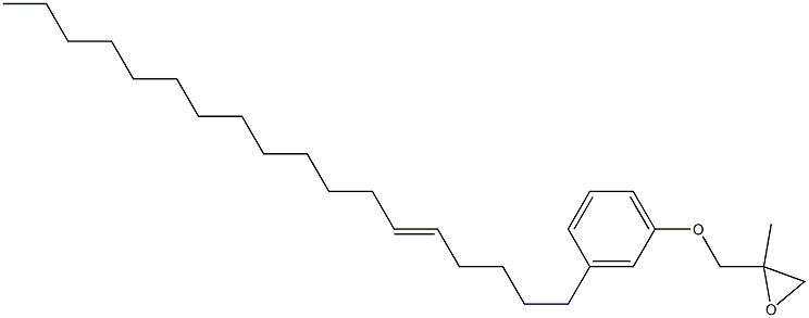 3-(5-Octadecenyl)phenyl 2-methylglycidyl ether,,结构式