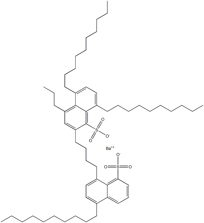 Bis(5,8-didecyl-1-naphthalenesulfonic acid)barium salt