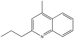 2-Propyl-4-methylquinoline 结构式