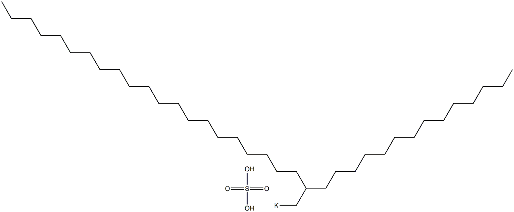 Sulfuric acid 2-tetradecyltricosyl=potassium salt