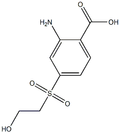 2-Amino-4-(2-hydroxyethylsulfonyl)benzoic acid