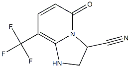 8-(Trifluoromethyl)-1,2,3,5-tetrahydro-5-oxoimidazo[1,2-a]pyridine-3-carbonitrile 结构式