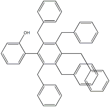 2-(2,3,4,5,6-Pentabenzylphenyl)phenol Struktur