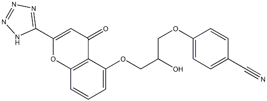 5-[3-(4-Cyanophenoxy)-2-hydroxypropoxy]-2-(1H-tetrazol-5-yl)chromone