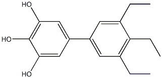 5-(3,4,5-Triethylphenyl)benzene-1,2,3-triol