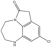  1,2,3,4-Tetrahydro-9-chloropyrrolo[1,2,3-ef]-1,5-benzodiazepin-6(7H)-one