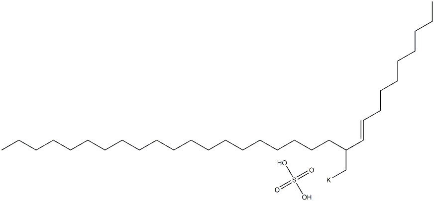 Sulfuric acid 2-(1-decenyl)docosyl=potassium ester salt