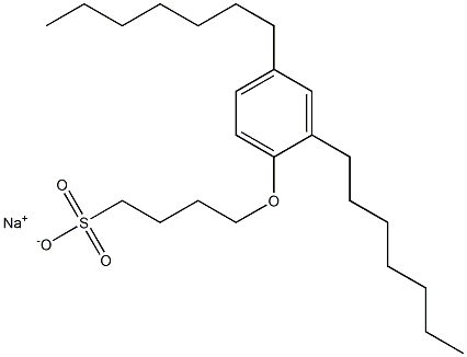 4-(2,4-Diheptylphenoxy)butane-1-sulfonic acid sodium salt