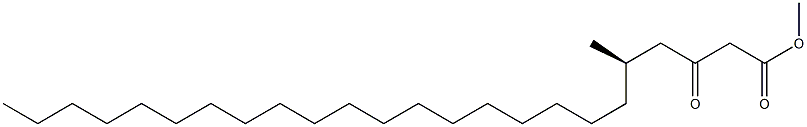 [R,(+)]-5-Methyl-3-oxotetracosanoic acid methyl ester