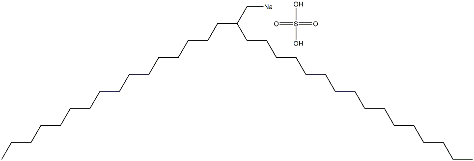 Sulfuric acid 2-hexadecyloctadecyl=sodium salt