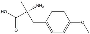 (R)-2-Amino-3-(4-methoxyphenyl)-2-methylpropionic acid,,结构式