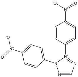 2,3-Di(p-nitrophenyl)-2H-tetrazol-3-ium Struktur
