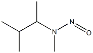 メチル(1,2-ジメチルプロピル)ニトロソアミン 化学構造式