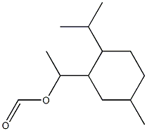 Formic acid 1-(p-menthan-3-yl)ethyl ester Struktur