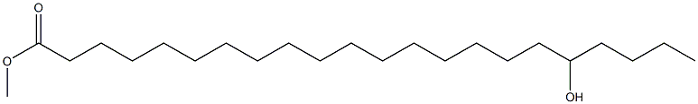18-ヒドロキシドコサン酸メチル 化学構造式