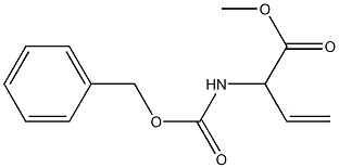 2-[[(Benzyloxy)carbonyl]amino]-3-butenoic acid methyl ester 结构式