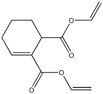 2-Cyclohexene-1,2-dicarboxylic acid diethenyl ester Structure